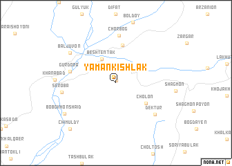 map of Yaman-Kishlak