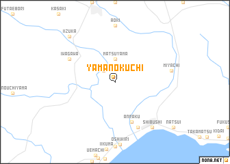 map of Yamanokuchi