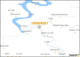 map of Yaman-Port