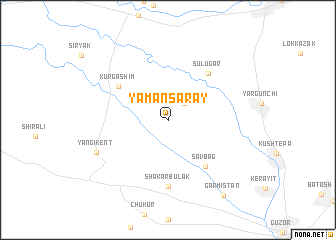 map of Yaman-Saray