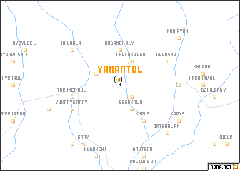 map of Yaman-Tolʼ