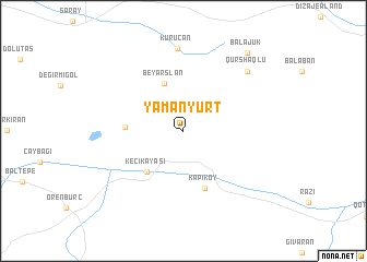 map of Yamanyurt