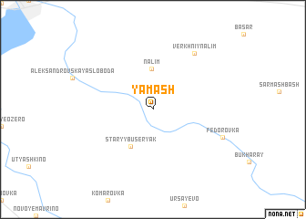 map of Yamash