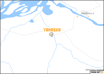 map of Yamaska