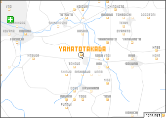 map of Yamato-Takada