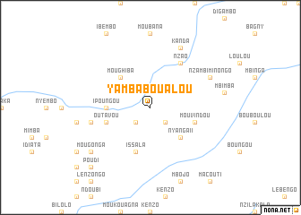 map of Yamba Boualou