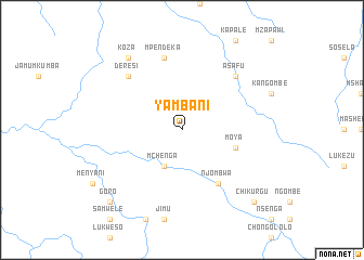 map of Yambani