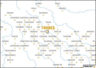 map of Yambes