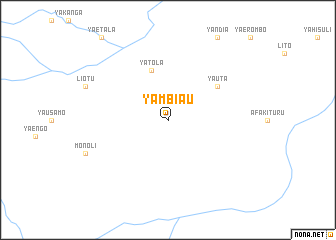 map of Yambiau