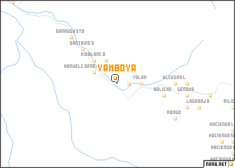 map of Yamboya