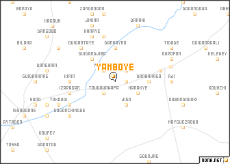 map of Yamboyé