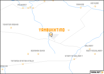 map of Yambukhtino