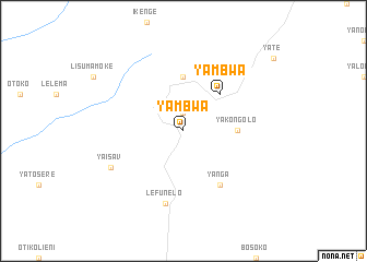map of Yambwa