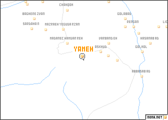 map of Yameh