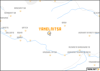 map of Yamelʼnitsa