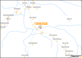 map of Yamendé