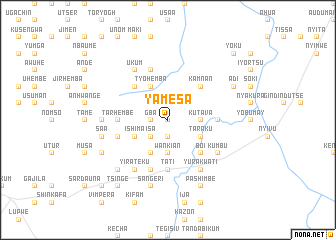 map of Yamesa