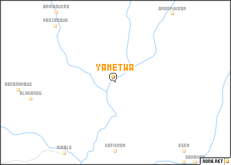 map of Yametwa