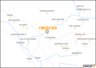 map of Yamīdīyeh