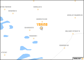 map of Yamina
