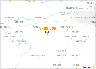 map of Yaminovo