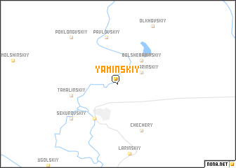 map of Yaminskiy