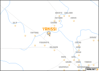 map of Yamissi