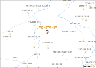 map of Yamitskiy
