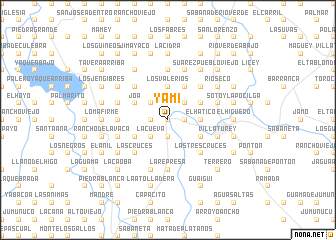 map of Yamí