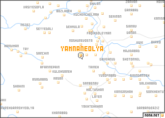 map of Yamnān-e ‘Olyā