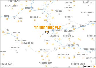 map of Yamnān-e Soflá