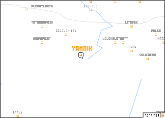 map of Yamnik