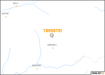 map of Yamnotri