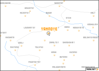 map of Yamnoye