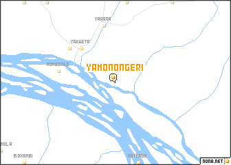 map of Yamonongeri