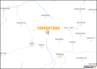 map of Yampertown