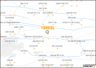 map of Yampolʼ