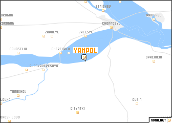 map of Yampolʼ
