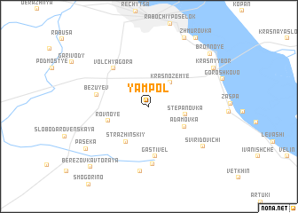 map of Yampolʼ