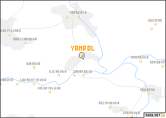 map of Yampolʼ