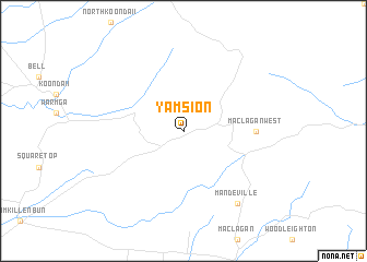 map of Yamsion