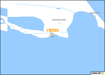 map of Yamsk