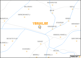 map of Yamuklar