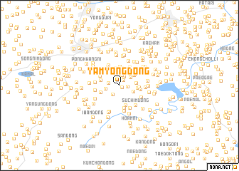 map of Yamyŏng-dong
