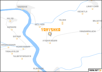 map of Yamyshka