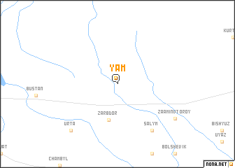 map of Yam