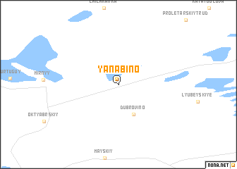 map of Yanabino