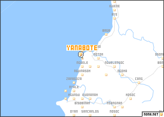 map of Yanabote