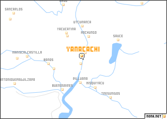 map of Yanacachi