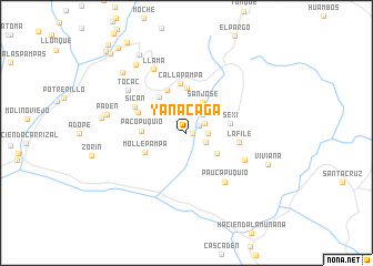 map of Yanacaga